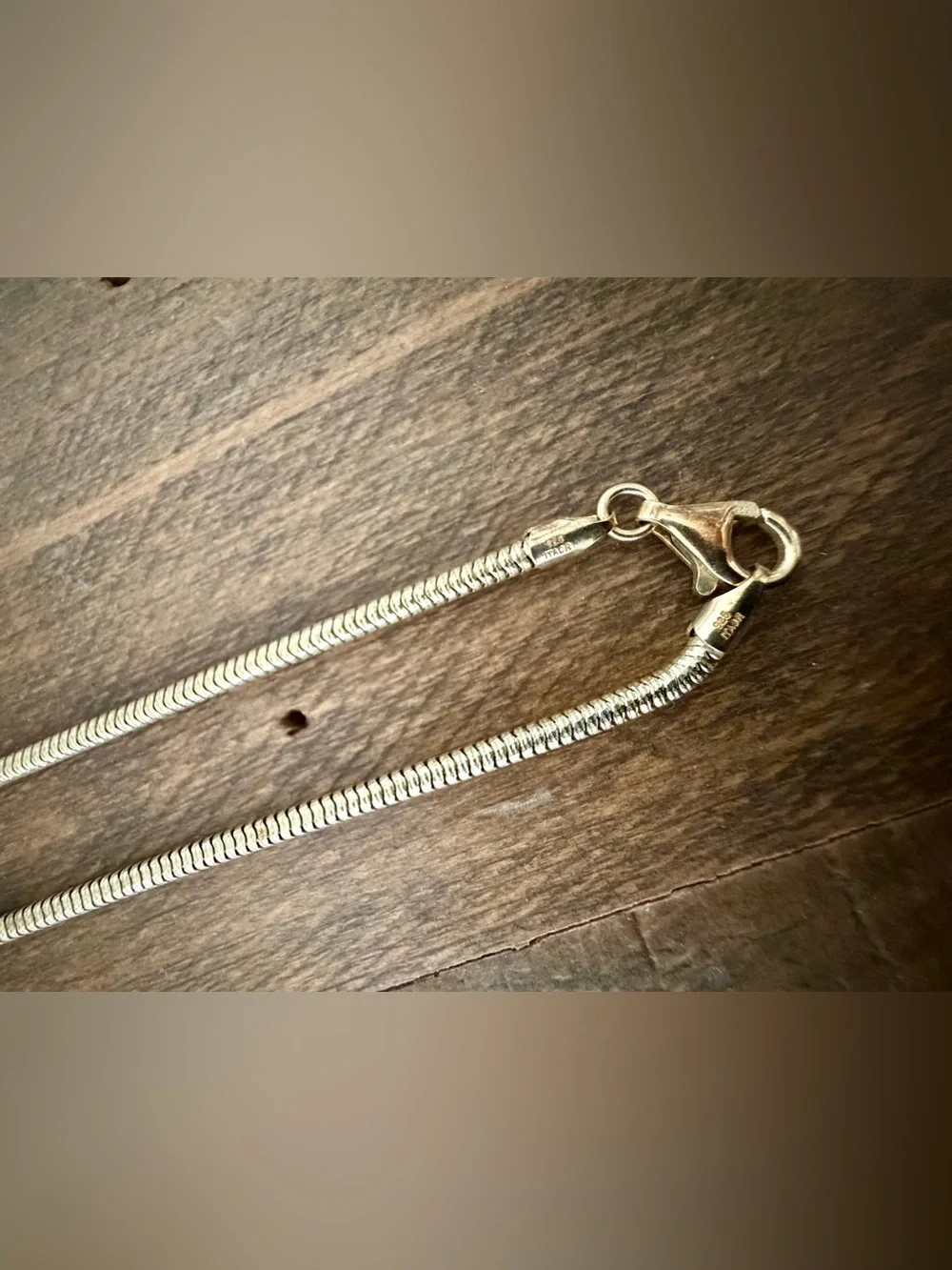 36” STERLING SILVER ITALIAN SNAKE CHAIN NECKLACE